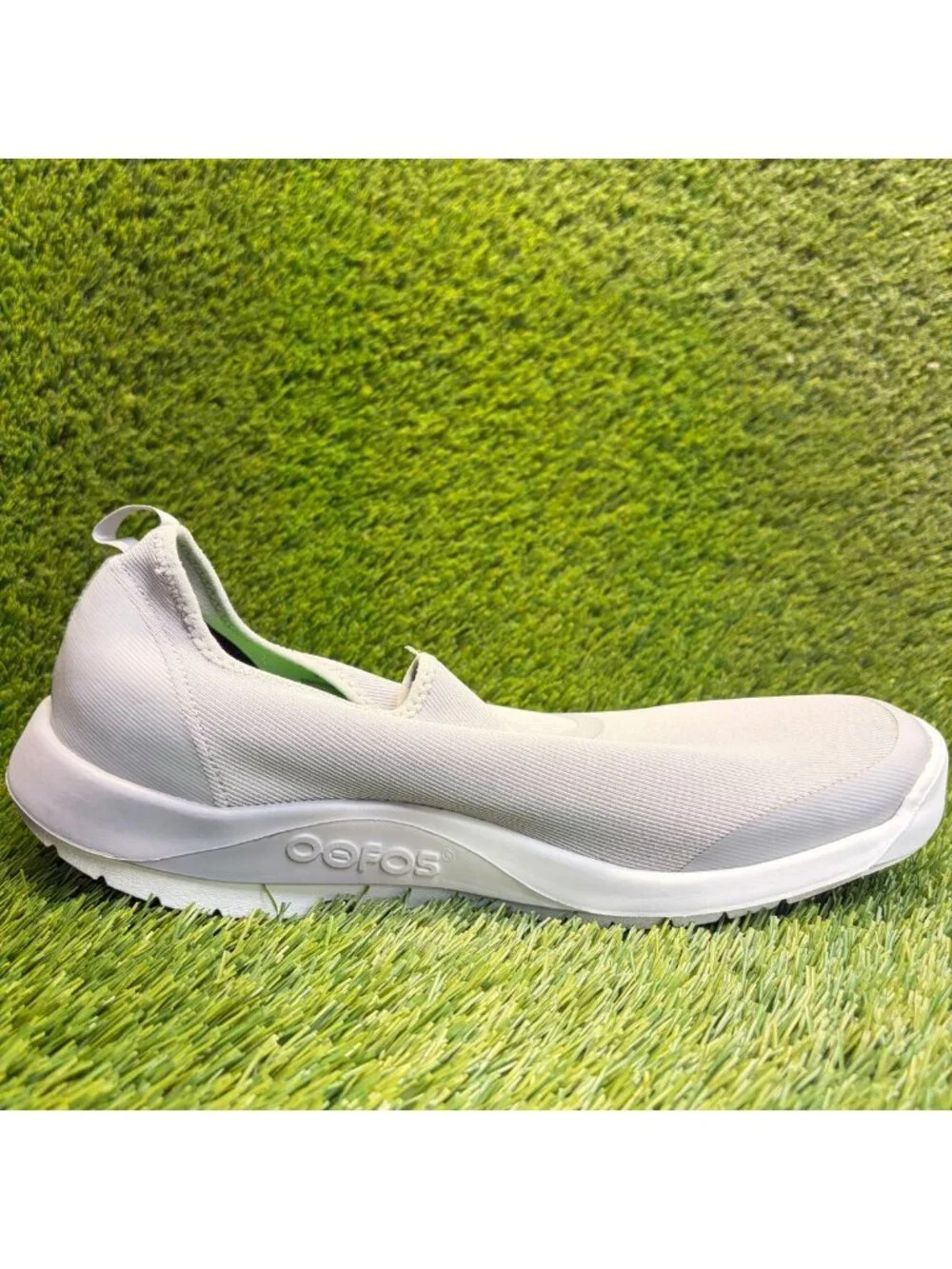 Oofos OOmg Sport Low Mens Size 13 Gray Athletic Walking Slip On Recovery Shoes